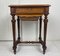 Antique German Walnut Sewing Table, Image 1