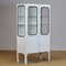 Vintage Glass and Iron Medical Cabinet, 1970s 2