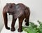 Sculpture Elephant Vintage en Cuir 5
