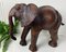 Sculpture Elephant Vintage en Cuir 2