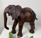 Vintage Elefantenskulptur aus Leder 6