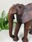 Vintage Leather Elephant Sculpture 12