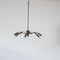 Mid-Century Brass Spider Multi Arm Chandelier, Image 3