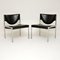 Danish Steel Lounge Chairs, 1960s, Set of 2, Image 1