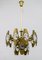 Brass Chandelier by Oscar Torlasco, Italy, 1968, Image 9