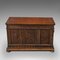 Antique French Walnut Coffer, 1800s, Image 1