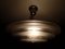 Lampada da soffitto Bauhaus in nichel e vetro satinato, anni '30, Immagine 7