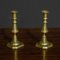 Victorian Brass Candlesticks, Set of 2 1