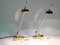 Acrylic Glass Halogen Table Lamps, France, 1980s, Set of 2 6