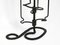 Floor Wrought Iron Candlestand, 1960s 8