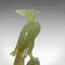 Sculptures d'Oiseau de Paradis Victorien Antique en Jade Sculpté, Set de 2 10