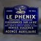 French Vintage Enameled Le Phenix Sign 1