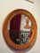 Miroir Scandinave Rond en Teck, 1960s 1