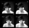 David Bowie Framed in Black by Gerald Fearnley 1