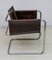 Mid-Century Modern Steel and Leather Bauhaus Armchair, Italy, 1960s, Image 3