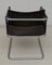 Mid-Century Modern Steel and Leather Bauhaus Armchair, Italy, 1960s 13