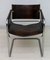Mid-Century Modern Steel and Leather Bauhaus Armchair, Italy, 1960s, Image 2