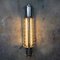 Vintage Industrial German Aluminium Long LED Glass Tube Wall Strip Light with Cage, 1970s, Image 11