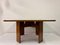 Square Italian Rosewood Dining Table, 1970s 7