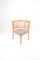 Danish Side Chair in Oak and Cane, 1940s, Image 8