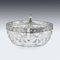 Antique Russian Silver-Mounted Cut Glass Bowl from 15th Artel, 1910s 11