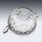 Antike russische Schale aus geschliffenem geschliffenem Glas von 15. Artel, 1910er 8