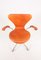Model 3117 Desk Chair in Patinated Leather by Arne Jacobsen for Fritz Hansen, 1960s, Image 7