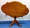 Folding Cherry Wood Side Table with Tripod Stand, Image 3