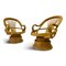 Italian Bamboo Swivel Chairs, 1970s, Set of 2 1