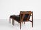 Mid-Century Danish Lounge Chair and Ottoman in Teak by Grete Jalk for France & Søn, Set of 2, Image 2