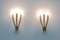 Italienische Mid-Century Modern Wandlampen, 2er Set 4