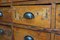 Large Dutch Pine Industrial Apothecary or Workshop Cabinet, 1950s, Image 5