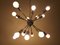 Large Mid-Century Sputnik & Atomic Chandelier, Italy, 1970s, Image 4