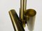 Mid-Century Italian Brass 3-Arm Chandelier in the Style of Stilnovo, Italy, 1950s 6