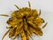 Golden Florentine Flower Shape Flush Mount by Hans Kögl, Germany, 1970s, Image 4