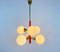 Space Age Red 6-Arm Chandelier from Kaiser, Germany, 1960s 7