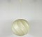 Mid-Century Modern Round Cocoon Pendant Lamp, Italy, 1960s 4
