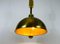Mid-Century Modern Brass Pendant Lamp from WKR, 1970s, Germany 4