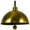 Mid-Century Modern Brass Pendant Lamp from WKR, 1970s, Germany 1