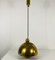 Mid-Century Modern Brass Pendant Lamp from WKR, 1970s, Germany 11