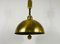 Mid-Century Modern Brass Pendant Lamp from WKR, 1970s, Germany 7