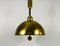 Mid-Century Modern Brass Pendant Lamp from WKR, 1970s, Germany 6