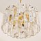 Chandeliers or Pendant Lights Palazzo in Gilt Brass and Glass from Kalmar, Set of 2 9