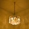 Chandeliers or Pendant Lights Palazzo in Gilt Brass and Glass from Kalmar, Set of 2 6