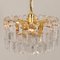 Chandeliers or Pendant Lights Palazzo in Gilt Brass and Glass from Kalmar, Set of 2 7