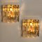 Palazzo Wall Light Fixture in Gilt Brass and Glass by J.T. Kalmar, Image 7
