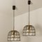 Circle Iron and Bubble Glass Chandelier from Limburg, Image 2