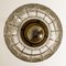 Circle Iron and Bubble Glass Chandelier from Limburg, Image 4