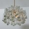 Ice Glass Chandeliers from Doria, 1960s, Set of 2 8