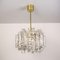 Ice Glass Chandeliers from Doria, 1960s, Set of 2 6